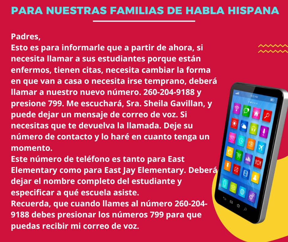 Para Nuestras Familias de Habla Hispana
