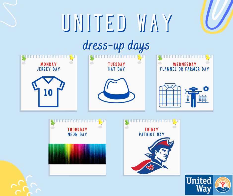 United Way dress up days